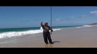 Awesome Beach Fishing on the Sunshine Coast Queensland Australia