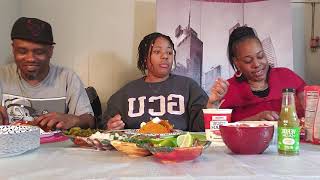 Another collab with TasWithJazz and her mom and the rest of her family and we taco mukbanging