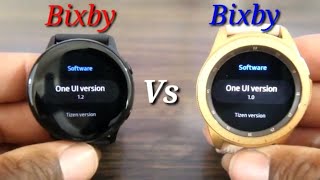 Galaxy Watch Active (One UI 1.2) Bixby Vs Galaxy Watch (One UI 1.0) Bixby