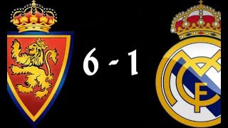 Real Zaragoza 6 - 1 Real Madrid. La última gran gesta.