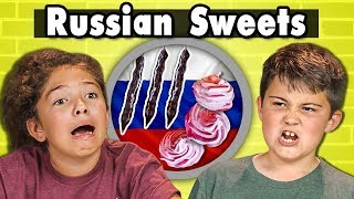 KIDS EAT RUSSIAN SWEETS | Kids Vs. Food