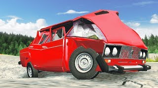 ЧТО БУДЕТ ЕСЛИ ПРОЕХАТЬ ПО РУССКИМ ДОРОГАМ ? - BEAM NG DRIVE