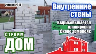 Внутренние стены дома | Строим загородный дом для постоянного проживания