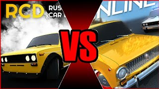 СРАВНЕНИЕ RUSSIAN CAR DRIFT Vs RUSSIAN RIDER ONLINE