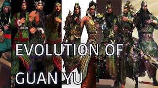 Evolution of Guan Yu  from DW1 to 9