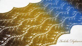 Палантин Китайское кружево. Мастер класс.  Palatine Chinese lace. Master Class.