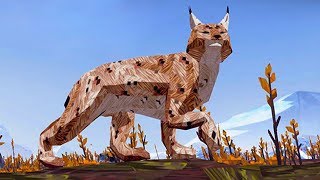 СИМУЛЯТОР ДИКОЙ КОШКИ #15 маленькие котята Рыси /  Мультик игра про виртуального питомца #ПУРУМЧАТА