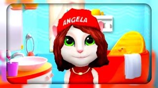 Говорящая Анжела Мультик Мультфильм Новые Серии - Красная Шапочка. Обзор Игры на Андроид