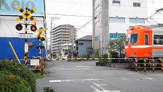 岳南電車【No.65】通過・走行映像・依田原踏切（静岡県富士市のローカル線）岳南鉄道線
