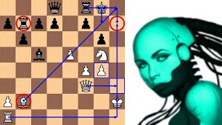 Leela Chess Zero ID 458 plays the Göring Gambit vs Stockfish 5