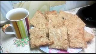 Быстрая выпечка. Овсяное печенье за 15 минут