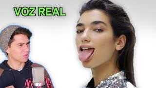 Escuchando la VOZ REAL de Dua Lipa sin Autotune | Vargott