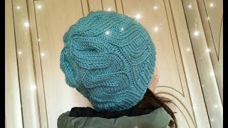 Шапка ХИТ. ЛОЖНАЯ КОСА. Подробно для НАЧИНАЮЩИХ .Учитываем ВСЕ ОШИБКИ.
