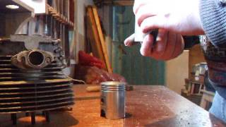 №1 Тюнинг поршня ИЖ Планета  5 Izh motorcycle piston upgrade
