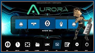 [Skin] • Aurora 0.7b.1 • Aurora Kodi + Avatar • Para RGH ▪️ (nº1326)