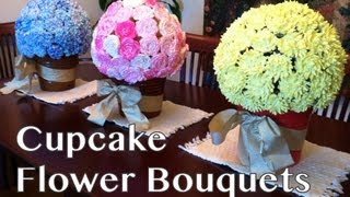 Cupcake Flower Bouquets