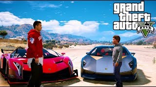 GTA 5 MOD VITA REALE DA CALCIATORE ⚽ #25 - QUALE E' LA LAMBORGHINI PIU' VELOCE? RONALDO JR VS CR7!