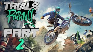 Trials Rising (FULL GAME) - Let's Play - Part 2 - "Euro Starter Cup" | DanQ8000