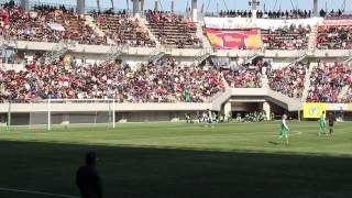 2014.12.31　高校サッカー選手権 1回戦　流経大柏×作陽　2/3　流経大柏・福井同点ゴール！ ロスタイム