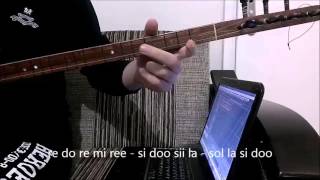 Ben Melamet Hırkasını Kendim Giydim Solfej, Nota, Tutorial (Kısa Sap Bağlama, Saz)