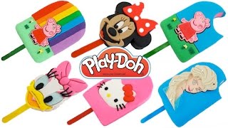 How to Make Play-Doh Ice Cream Popsicles * Play Dough Art * Creative Fun for Kids *  RainbowLearning