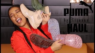 Rihanna X Puma FENTY Haul | Fenty Trainers + Jelly Slides