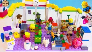 Monsters At The Lego Friends Super Market Store - Surprise Halloween Blind Bags - Toy Video