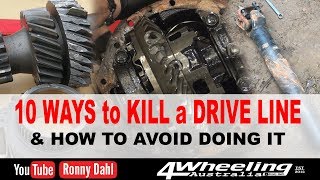 10 WAYS TO KILL A DRIVELINE, 4x4 off-road