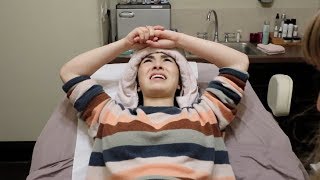 getting my **bleep** waxed by a stranger.