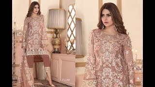 Pakistani straight heavy embroidered suit design ideas/Party wear kurta pants design ideas