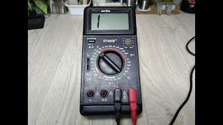 Чистка мультиметра DT890. Краткий обзор его доработки.