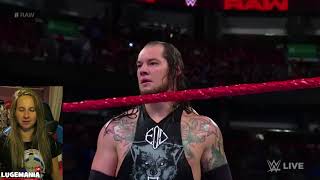 WWE Raw 4/30/18 Baron Corbin vs No Way Jose