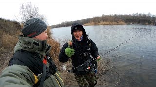 Вот это по настоящему порыбачили...Рыбалка на спиннинг..Весна 2018