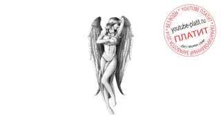 Как правильно рисовать ангела   Как нарисовать ангела карандашом для начинающих