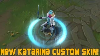 Katarina New CUSTOM SKIN! | Snowday Katarina Gameplay - League of Legends