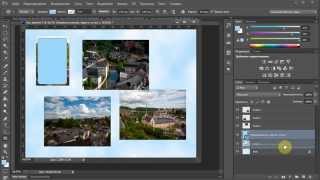 Урок Adobe Photoshop CS6. Как сделать коллаж? Обтравочная маска