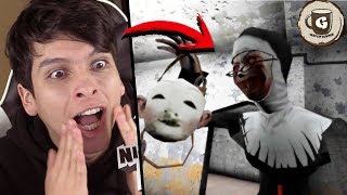DEGOBOOM (y otros youtubers) APARECEN EN LA MONJA - Evil Nun (Horror Game)