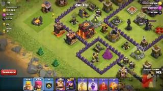 Clash of clans barch / barcher strategy th9 2016
