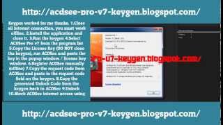 ACDSee Pro v7 keygen