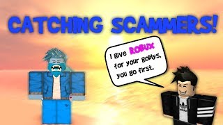 CATCHING SCAMMERS IN ROBLOX MMX! | Catching Scammers Ep. 1