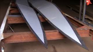 Строительство стального складного катамарана 1