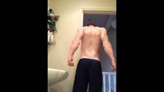 14yo aesthetic bodybuilder flex and description
