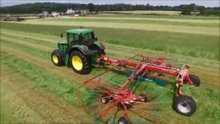John Deere Machines At the Welsh Grassland 2016