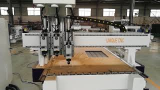 Economical Auto Tool Changing CNC Router (U-R1325 with 3 pneumatic spindles)
