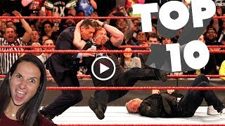 WWE RAW 25 Top 10 Moments | Reaction