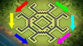 Clash of Clans | New [2017] "BEST" Town Hall 7 Farming Base (Th7) Defense Layout Strategy