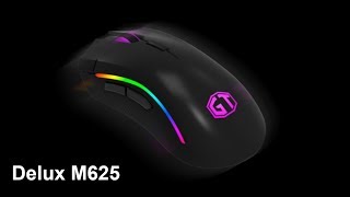 Delux M625 RGB Backlight Gaming Mouse   (Link in Description)