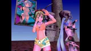 [MMD] [new stage] [download][funkadelic][tda append miku] [gumi] [ia] [luka]
