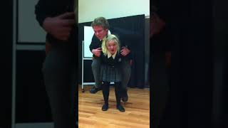 Girl Lift and Carry  piggyback 11