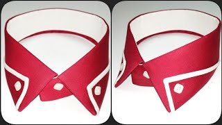 Collar design | How to cutting & stitching designrer shirt collar